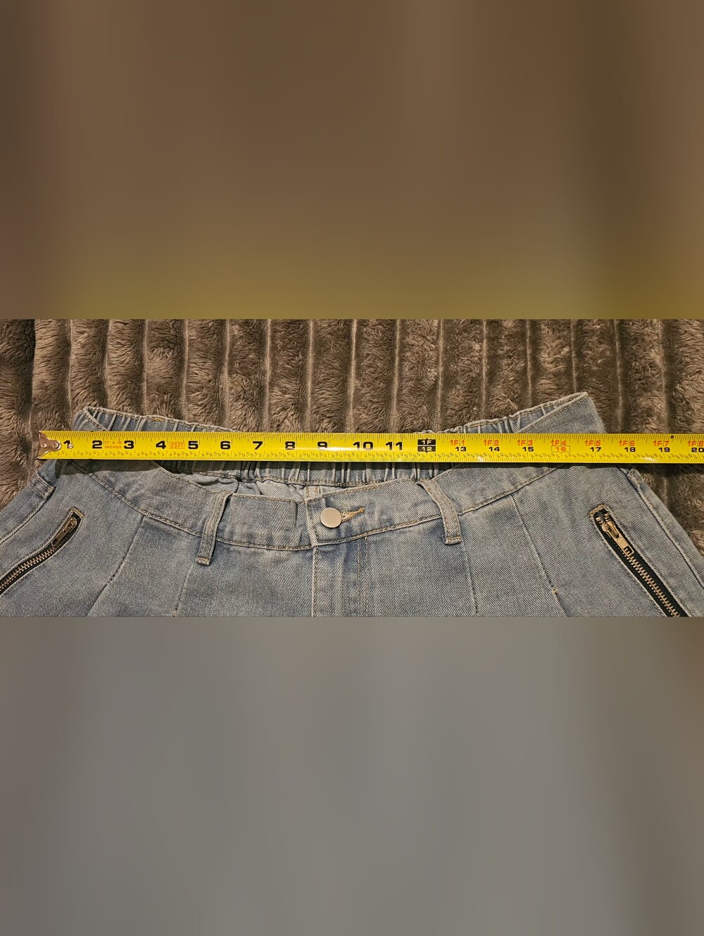 Wide Leg Jean with Grommet Details at the Hem - Picture 15 of 15